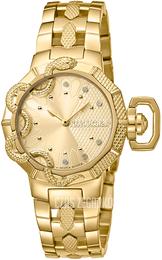 Roberto Cavalli by Franck Muller Dress Żółte złoto/Stal w odcieniu złota Ø33 mm RV1L069M0071
