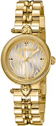 Roberto Cavalli by Franck Muller Dress Srebrny/Stal w odcieniu złota Ø28 mm RV1L071M0071
