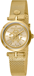 Roberto Cavalli by Franck Muller Dress Żółte złoto/Stal w odcieniu złota Ø28 mm RV1L074M0076