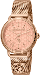 Roberto Cavalli by Franck Muller Dress Różowe złoto/Stal w kolorze różowego złota Ø30 mm RV1L098M0096