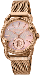 Roberto Cavalli by Franck Muller Franck Muller Różowy/Stal w kolorze różowego złota Ø34 mm RV1L126M0071