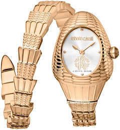 Roberto Cavalli by Franck Muller Rc-149 Srebrny/Stal w kolorze różowego złota RV1L149M0041