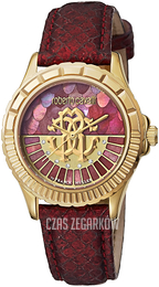 Roberto Cavalli by Franck Muller Aion Time Czerwony/Skóra Ø35 mm RV2L014L0021
