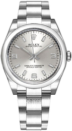 Rolex Oyster Perpetual 34 Srebrny/Stal Ø34 mm 114200-0019