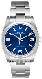 Rolex Oyster Perpetual Niebieski/Stal Ø36 mm 116000-0002