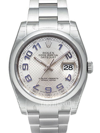Rolex Datejust Steel Srebrny/Stal Ø36 mm 116200-0074
