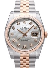 Rolex Datejust 36 Biały/Stal Ø36 mm 116231-0097