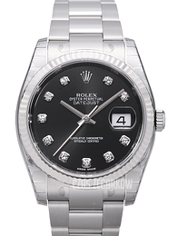 Rolex Datejust 36 Czarny/Stal Ø36 mm 116234-0132