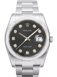 Rolex Datejust 36 Czarny/Stal Ø36 mm 116234-0122