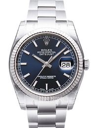 Rolex Datejust 36 Niebieski/Stal Ø36 mm 116234-0128