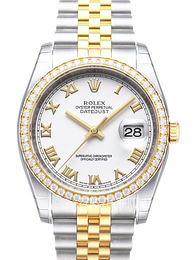 Rolex Datejust 36 Biały/Stal Ø36 mm 116243-0001