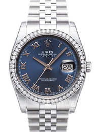 Rolex Datejust 36 Niebieski/Stal Ø36 mm 116244-0071