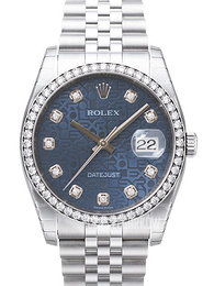 Rolex Datejust 36 Niebieski/Stal Ø36 mm 116244-0059