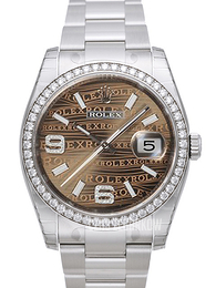 Rolex Datejust 36 Brązowy/Stal Ø36 mm 116244-0037