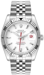 Rolex Datejust Turn-O-Graph Thunderbird Biały/Stal Ø36 mm 116264/4