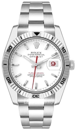 Rolex Datejust Turn-O-Graph Thunderbird Biały/Stal Ø36 mm 116264/6