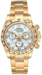 Rolex Cosmograph Daytona Biały/18 karatowe żółte złoto Ø40 mm 116508-0007