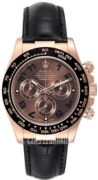 Rolex Daytona Czarny/Skóra Ø40 mm 116515 LN