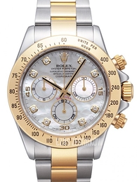 Rolex Daytona Srebrny/18 karatowe żółte złoto Ø40 mm 116523/31