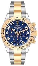 Rolex Daytona Niebieski/18 karatowe żółte złoto Ø40 mm 116523/8