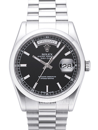 Rolex Day-Date 36 Czarny/Platyna Ø36 mm 118206-0042