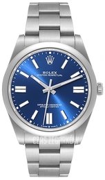 Rolex Oyster Perpetual 41 Niebieski/Stal Ø41 mm 124300-0003