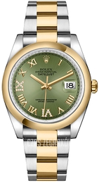 Rolex Datejust 36 Zielony/Stal Ø36 mm 126203-0026