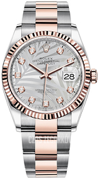 Rolex Datejust 36 Srebrny/18 karatowe różowe złoto Ø36 mm 126231-0038