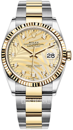 Rolex Datejust 36 Żółte złoto/18 karatowe żółte złoto Ø36 mm 126233-0044