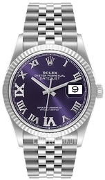 Rolex Datejust 36 Purpurowy/Stal Ø36 mm 126234-0021