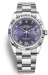 Rolex Datejust 36 Purpurowy/Stal Ø36 mm 126234-0022