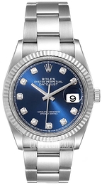 Rolex Datejust 36 Niebieski/Stal Ø36 mm 126234-0038