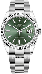 Rolex Datejust 36 Zielony/Stal Ø36 mm 126234-0052