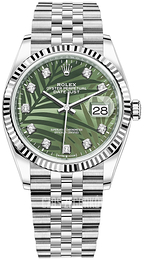 Rolex Datejust 36 Zielony/Stal Ø36 mm 126234-0055