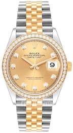 Rolex Datejust 36 Żółte złoto/18 karatowe żółte złoto Ø36 mm 126283RBR-0030