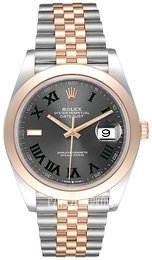 Rolex Datejust 41 Szary/18 karatowe różowe złoto Ø41 mm 126301-0016