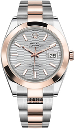 Rolex Datejust 41 Srebrny/18 karatowe różowe złoto Ø41 mm 126301-0017