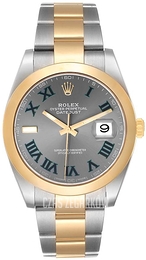 Rolex Datejust 41 Szary/18 karatowe żółte złoto Ø41 mm 126303-0019