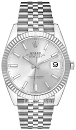 Rolex Datejust 41 Srebrny/Stal Ø41 mm 126334-0004