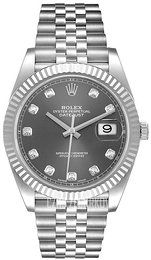 Rolex Datejust 41 Szary/Stal Ø41 mm 126334-0006