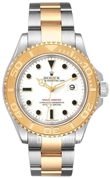 Rolex Yacht-Master Biały/18 karatowe żółte złoto Ø40 mm 16623/8