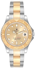 Rolex Yacht-Master Szampański/18 karatowe żółte złoto Ø35 mm 168623/2
