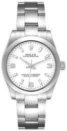 Rolex Oyster Perpetual Midsize Biały/Stal Ø31 mm 177200/8