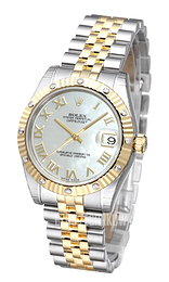 Rolex Datejust 31 Biały/Stal Ø31 mm 178313-0002