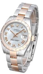 Rolex Datejust 31 Biały/Stal Ø31 mm 178341-0014