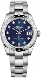Rolex Datejust 31 Niebieski/Stal Ø31 mm 178344-0029