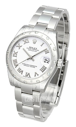 Rolex Datejust 31 Biały/Stal Ø31 mm 178344-0028