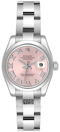 Rolex Lady Oyster Perpetual Różowy/Stal Ø26 mm 179160/4