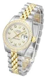 Rolex Lady-Datejust 26 Srebrny/Stal Ø26 mm 179383-8