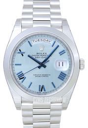 Rolex Day-Date 40 Niebieski/Platyna Ø40 mm 228206-0001